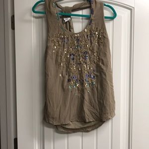 Bar III blouse-like tank top